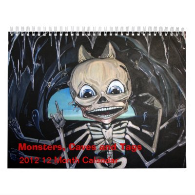 Monstruos, cuevas y etiquetas 2012 calendario de 1 Monstruos, cuevas y etiquetas 2012 calendario de 1