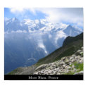 Mont Blanc, France posters