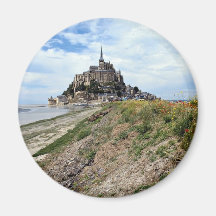 Mont-Saint-Michel, Normandy, France Refrigerator Magnets