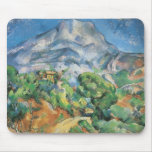 Mont Sainte Victoire Above the Tholonet by Cezanne Mouse Pads