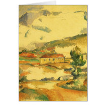 Mont Sainte Victoire by Cezanne Greeting Card
