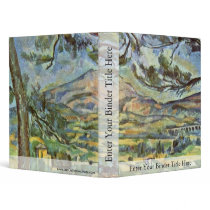 Mont Sainte-Victoire By Paul Cézanne (Best Quality 3 Ring Binders