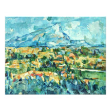 Mont Sainte-Victoire By Paul Cézanne (Best Quality Custom Invite