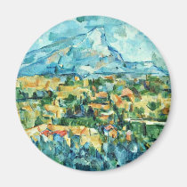 Mont Sainte-Victoire By Paul Cézanne (Best Quality magnets
