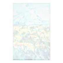 Mont Sainte-Victoire By Paul Cézanne (Best Quality Custom Stationery
