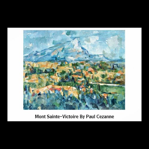 Mont Sainte-Victoire By Paul Cezanne Print