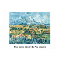 Mont Sainte-Victoire By Paul Cezanne posters