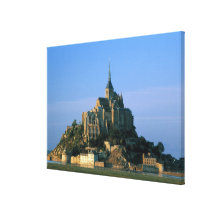 Mont St Michel, Manche, Normandy, France Gallery Wrap Canvas