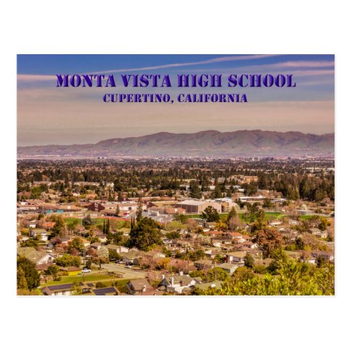 Monta Vista High School Cupertino, CA Postcard | Zazzle