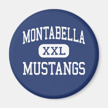 Montabella Mustangs Middle Edmore Michigan Magnets