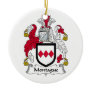 Montague Family Crest Christmas Tree Ornament