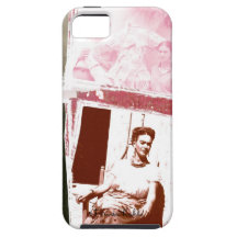 Montaje de la foto de Frida Kahlo iPhone 5 Case-Mate Cárcasas