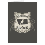 Montana Birder Shield Note Card