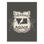 Montana Birder Shield Postcard