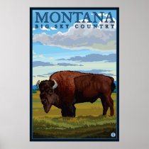 Montana - Bison Print