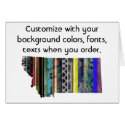 Montana Colorful Customize card ho... - Customized