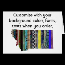 Montana Colorful Customize card ho... - Customized