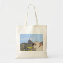 Montaña con actitud bolsa de mano