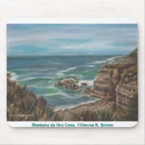 Montaña de Oro Cove Mousepad by Denise_R_Brown Montaña de Oro Cove Mousepad