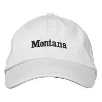 Montana embroidered hats by TheYankeeDingo Montana embroidered hats