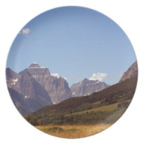 Montana Fields & Mountains Decorative Plate