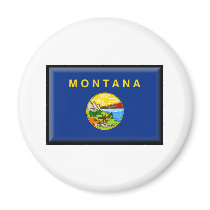 Montana Flag magnets