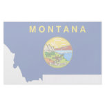 Montana Flag Map Custom Stationery