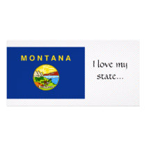 Montana Flag Photo Card