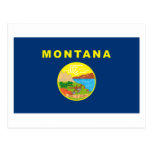 Montana Flag Postcard