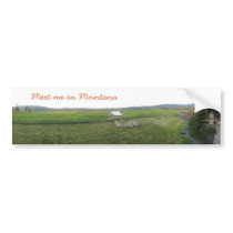Montana Majesty_Meet Me in Montana bumper stickers by UCanSayThatAgain Montana Majesty_Meet Me in Montana bumper stickers