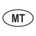 Montana "MT" Sticker