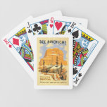 Montana MT US USA Vintage Travel Playing Cards