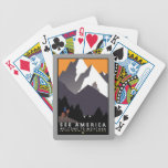 Montana MT US USA Vintage Travel Playing Cards