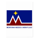 Montana Needs a New Flag Postcards