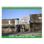 Montana Old West. Wall Calendar