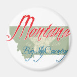 Montana Refrigerator Magnet