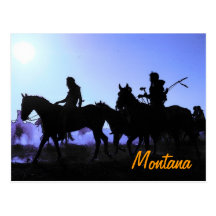 Montana Riders Postcard