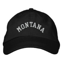 Montana State Embroidered embroidered hats