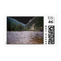 Montana Stream Bridge Postage Stamp