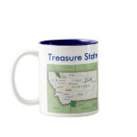 Montana Symbols & Map mugs