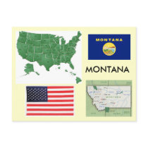 Montana, USA postcards by archemedes Montana, USA postcards