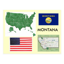 Montana, USA Postcard