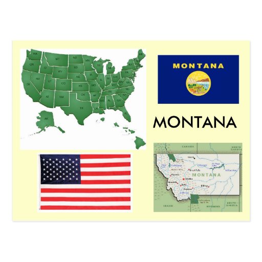 Montana, USA Postcard | Zazzle