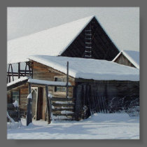Montana Winter Vacation posters