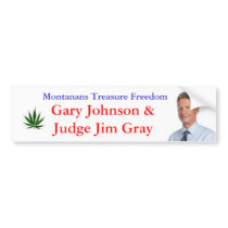 Montanans Treasure Freedom Bumper Stickers
