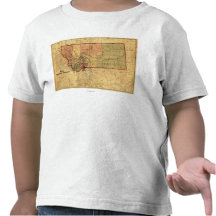 MontanaPanoramic MapMontana Tshirt