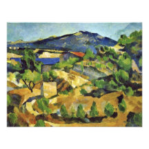 Montañas en la Provence francesa de Paul Cézanne Comunicado Personal