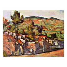 Montañas en Provence de Paul Cézanne Comunicado