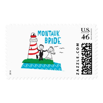 Montauk Bride Gifts Postage Stamps