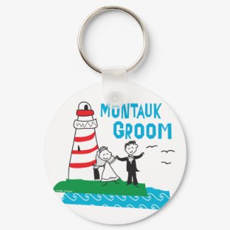 Montauk Groom Gifts keychain